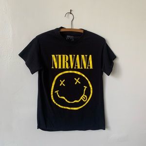 Nirvana Black Band T Shirt